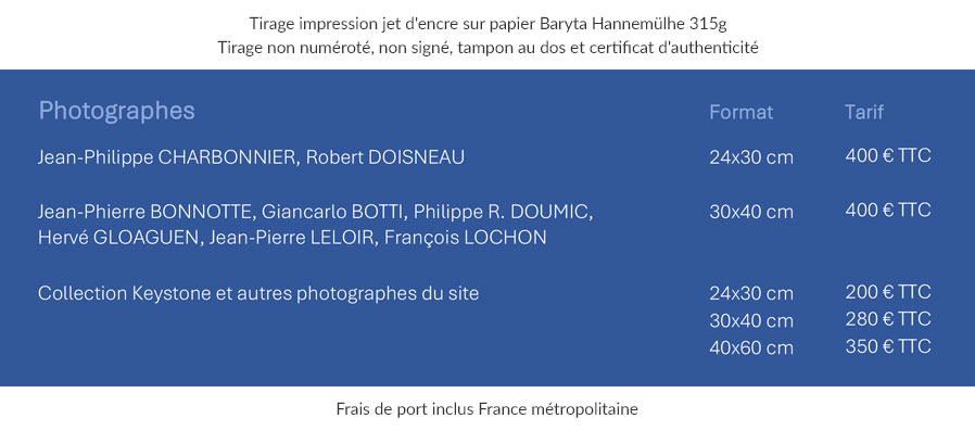 Tarifs
